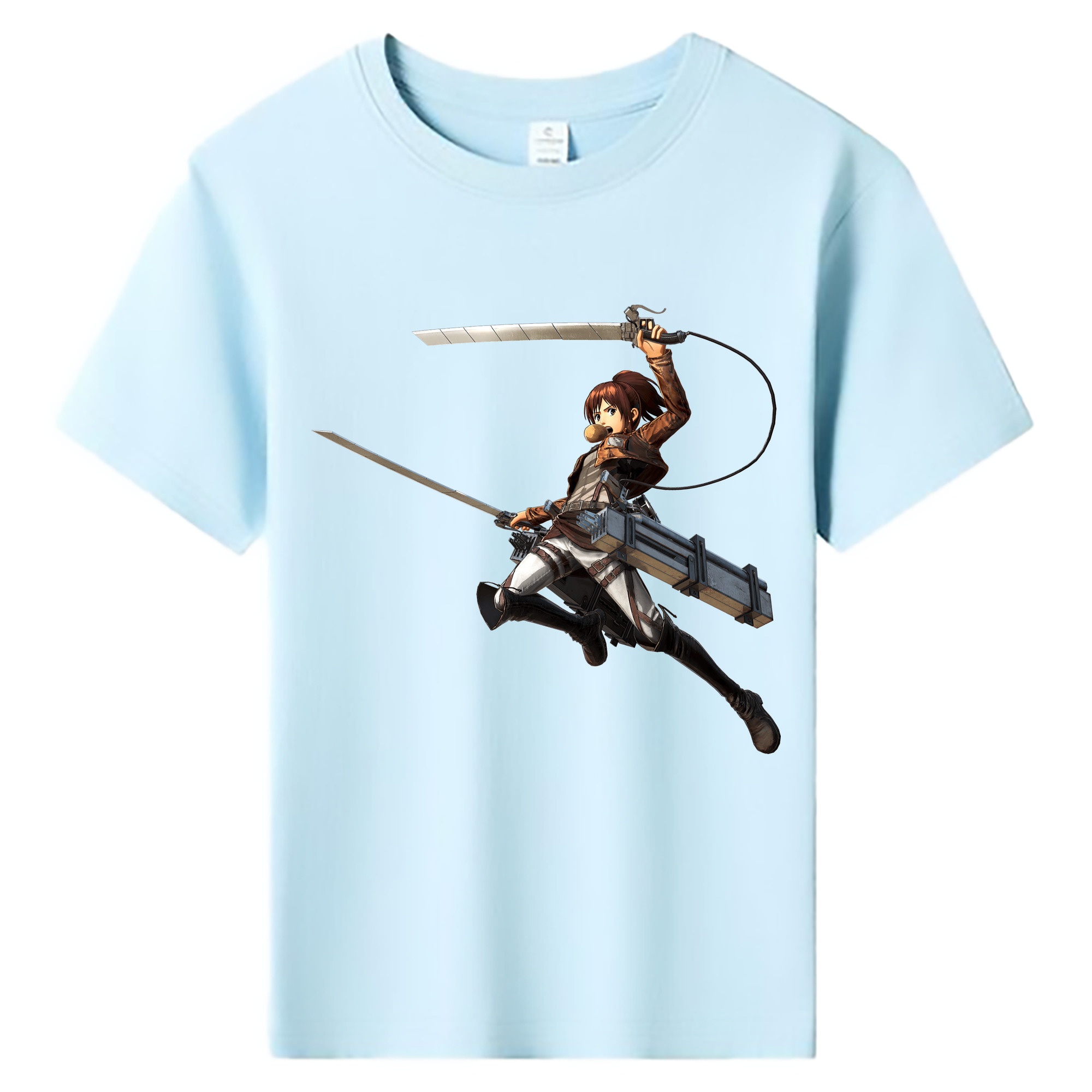 （画像用） 進撃の巨人 サシャ·ブラウス Attack on Titan Sasha Blaus 綿100％キッズTシャツ（フロントプリント）